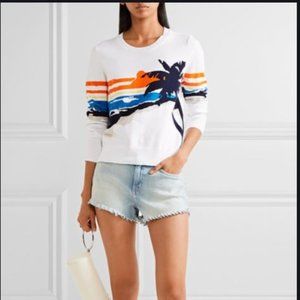 Rag and Bone Beach Print Sweater XS